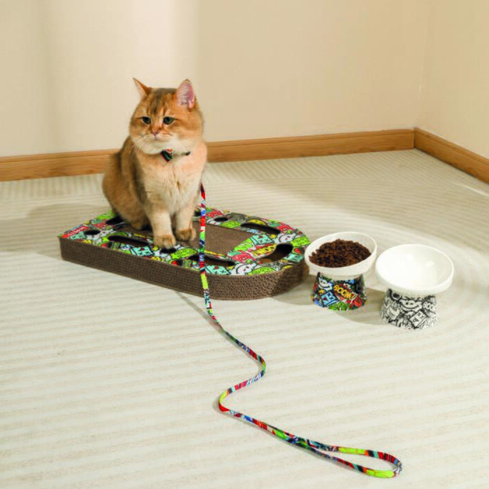 Ciotola Rialzata in Ceramica  per Cani e Gatti | M-PETS - immagine 4