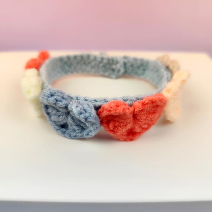 Collare per gatti Handmade con Cuori - immagine 3